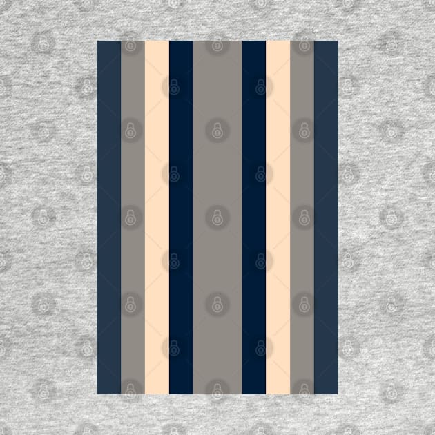 60S Stripes Blue by CANJ72